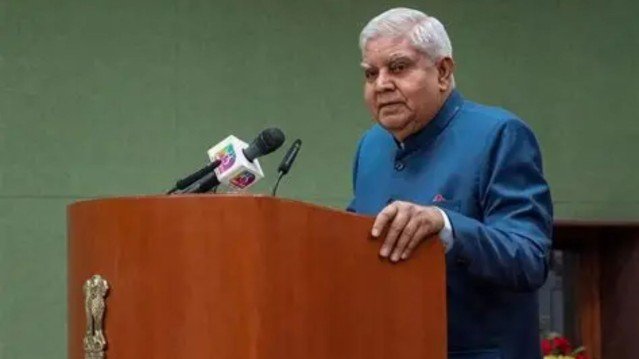 Vice President Dhankhar Resigns Citing Health Reasons